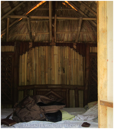 Interior of the 2-3 person hut @ Kila Bot Sir Ping Spot